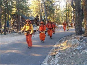 Picture of Firemen marching